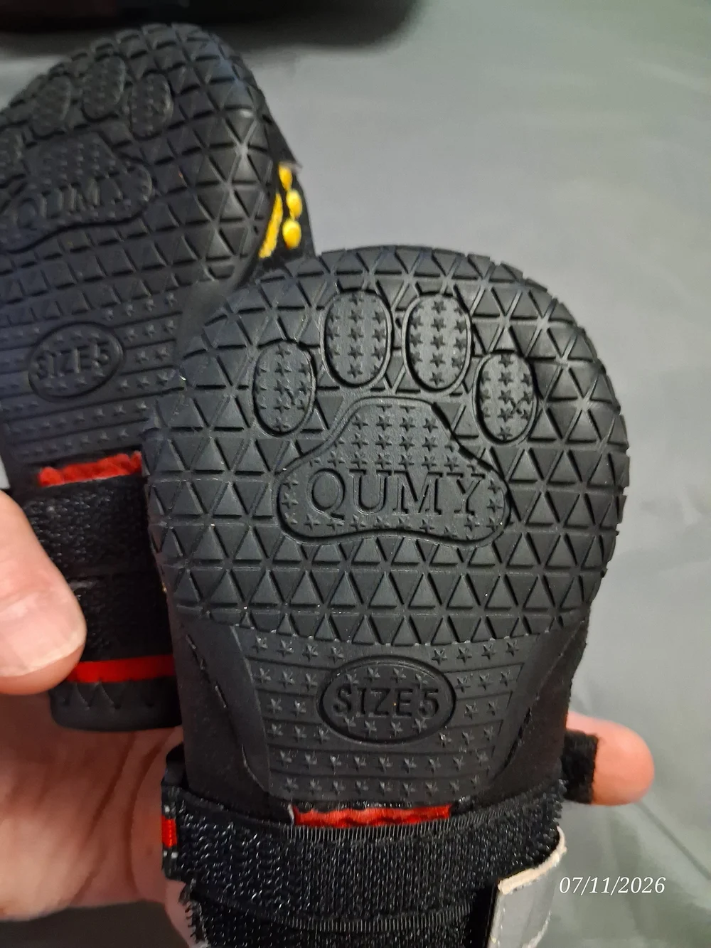 ​🐾 QUMY Pets Protective Dog Boots / Shoes - Size 5 🐾